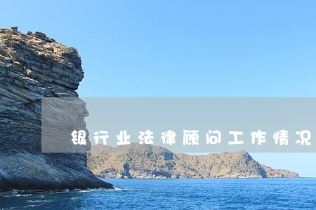 银行业法律顾问工作情况