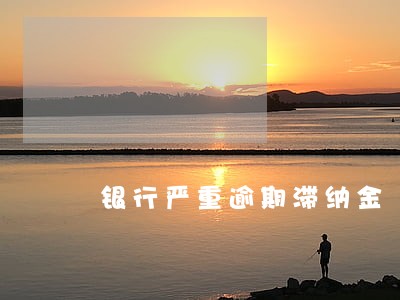 银行严重逾期滞纳金 银行严重逾期滞纳金