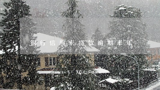 银行信用卡贷款逾期半年 银行信用卡贷款逾期半年