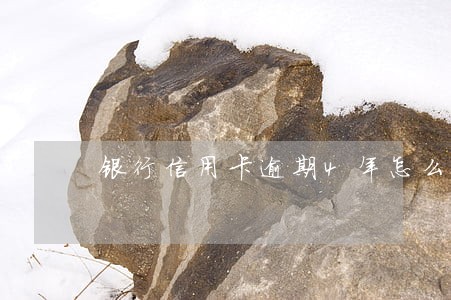 银行信用卡逾期4年怎么协商 银行信用卡逾期4年怎么协商
