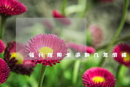银行信用卡逾期几年消除 银行信用卡逾期几年消除