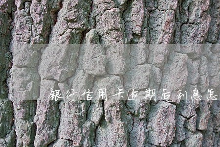 银行信用卡逾期后利息怎么算 银行信用卡逾期后利息怎么算