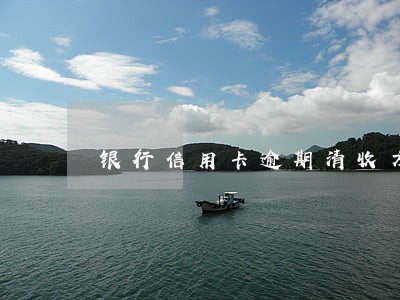 银行信用卡逾期清收方案 银行信用卡逾期清收方案