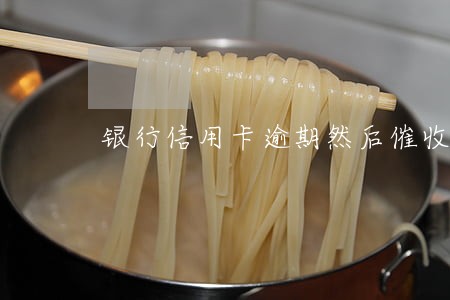 银行信用卡逾期然后催收函