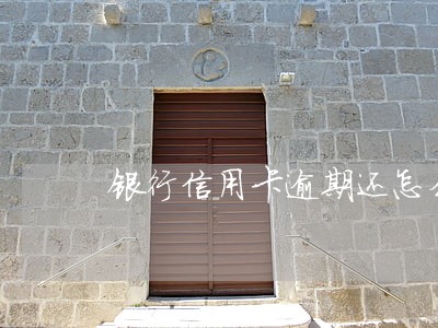 银行信用卡逾期还怎么办
