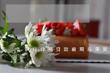 银行分期贷款逾期后果是什么 银行分期贷款逾期后果是什么