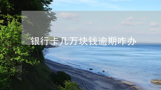 银行卡几万块钱逾期咋办 银行卡几万块钱逾期咋办