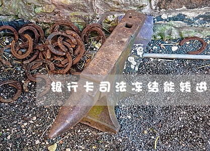 银行卡司法冻结能转进钱吗