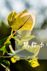 银行卡逾期未还款 银行卡逾期未还款