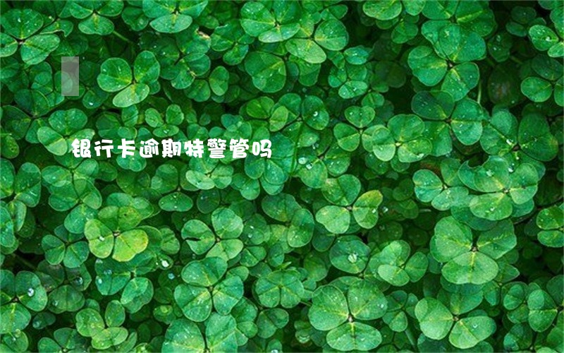 银行卡逾期特警管吗 银行卡逾期特警管吗