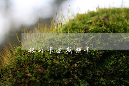 银行卡逾期锁卡