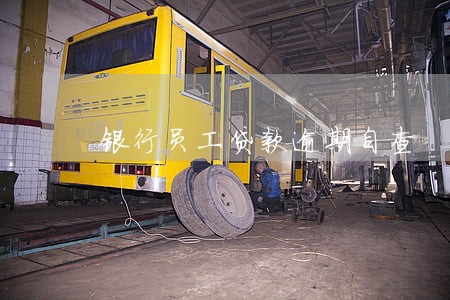 银行员工贷款逾期自查 银行员工贷款逾期自查