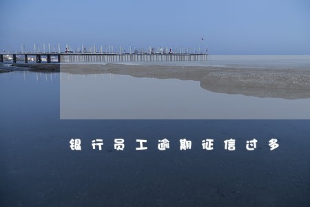 银行员工逾期征信过多 银行员工逾期征信过多