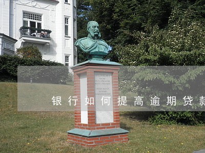 银行如何提高逾期贷款诉讼率 银行如何提高逾期贷款诉讼率