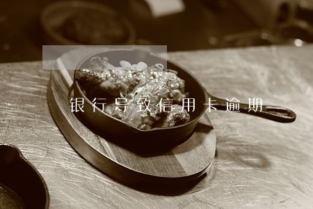 银行导致信用卡逾期 银行导致信用卡逾期