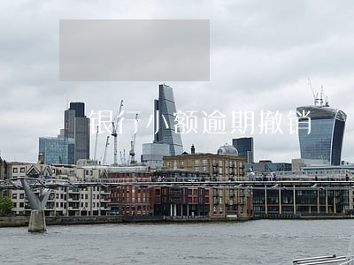 银行小额逾期撤销