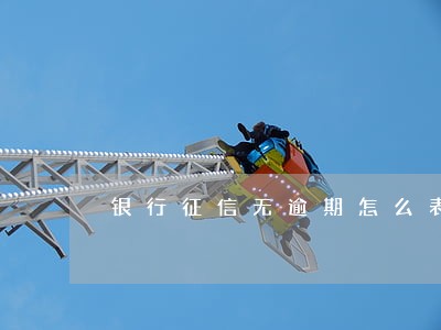 银行征信无逾期怎么表述 银行征信无逾期怎么表述