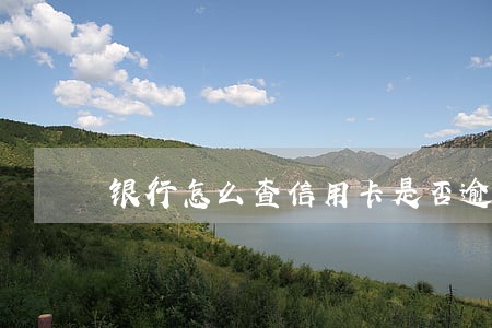 银行怎么查信用卡是否逾期 银行怎么查信用卡是否逾期