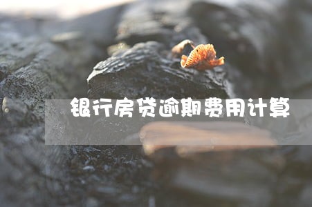 银行房贷逾期费用计算 银行房贷逾期费用计算