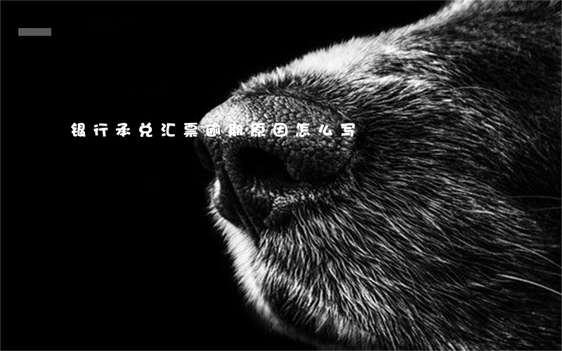 银行承兑汇票逾期原因怎么写 银行承兑汇票逾期原因怎么写