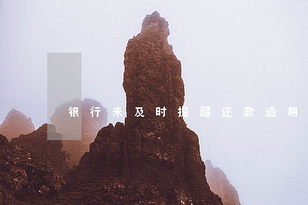 银行未及时提醒还款逾期