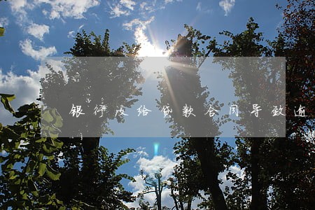 银行没给贷款合同导致逾期 银行没给贷款合同导致逾期