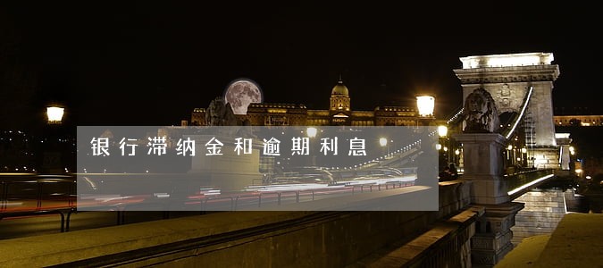 银行滞纳金和逾期利息 银行滞纳金和逾期利息