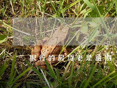 银行的房贷老是逾期 银行的房贷老是逾期