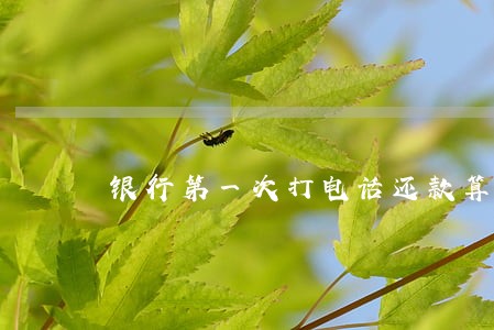 银行第一次打电话还款算逾期吗 银行第一次打电话还款算逾期吗