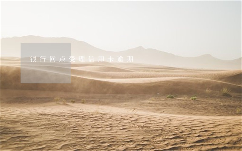 银行网点受理信用卡逾期 银行网点受理信用卡逾期