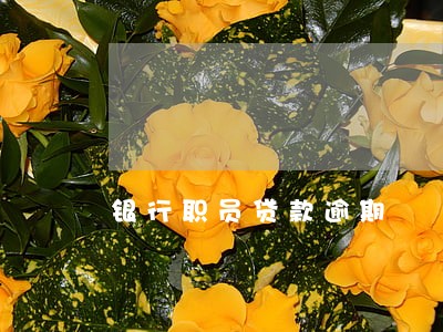 银行职员贷款逾期 银行职员贷款逾期