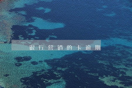 银行营销的卡逾期