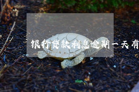 银行贷款利息逾期一天有啥影响 银行贷款利息逾期一天有啥影响