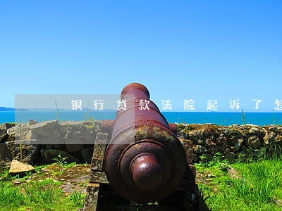 银行贷款法院起诉了怎么办 银行贷款法院起诉了怎么办