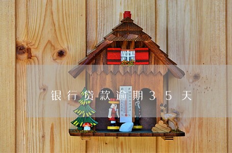 银行贷款逾期35天 银行贷款逾期35天
