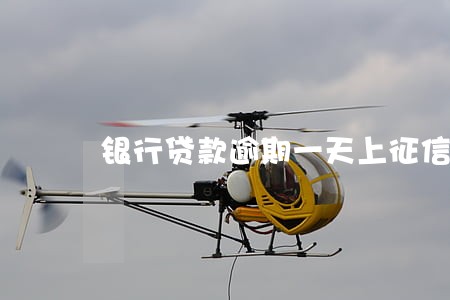 银行贷款逾期一天上征信了