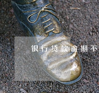 银行贷款逾期不过月 银行贷款逾期不过月