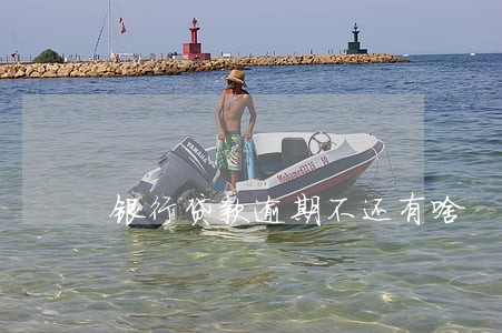 银行贷款逾期不还有啥 银行贷款逾期不还有啥