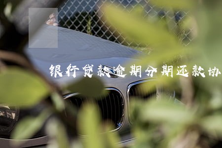 银行贷款逾期分期还款协议 银行贷款逾期分期还款协议
