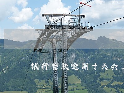 银行贷款逾期十天会上征信吗 银行贷款逾期十天会上征信吗