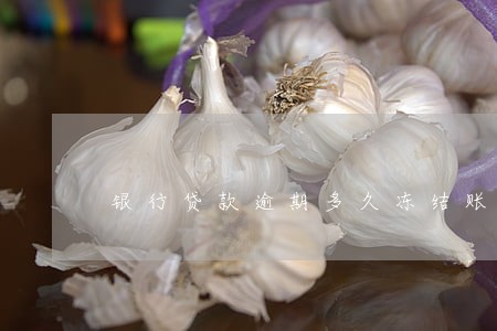 银行贷款逾期多久冻结账户 银行贷款逾期多久冻结账户