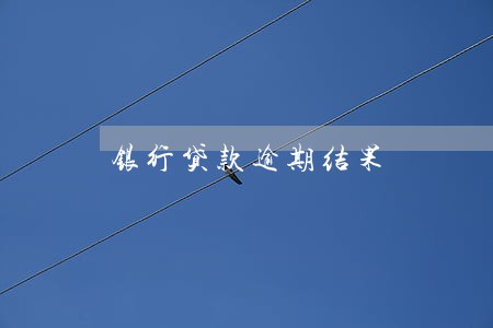 银行贷款逾期结果 银行贷款逾期结果