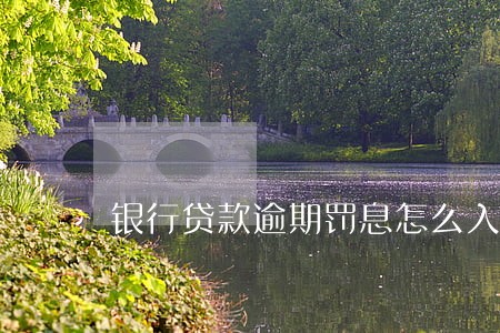 银行贷款逾期罚息怎么入账