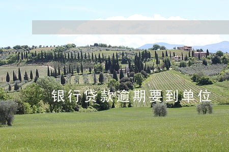 银行贷款逾期要到单位 银行贷款逾期要到单位