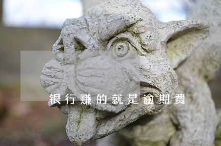 银行赚的就是逾期费 银行赚的就是逾期费