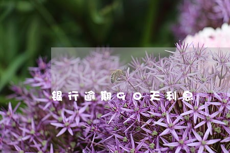 银行逾期90天利息 银行逾期90天利息