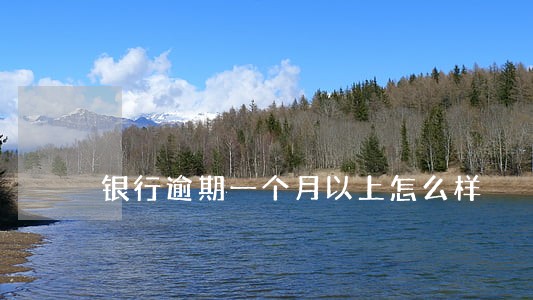 银行逾期一个月以上怎么样 银行逾期一个月以上怎么样
