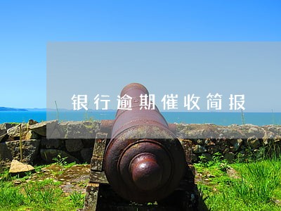 银行逾期催收简报 银行逾期催收简报