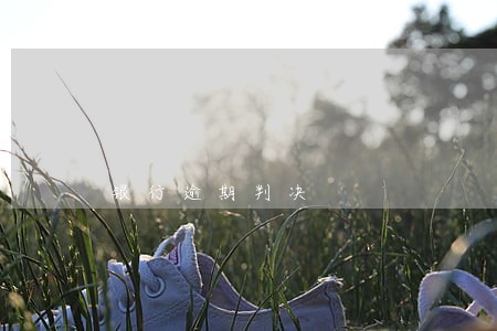 银行逾期判决 银行逾期判决
