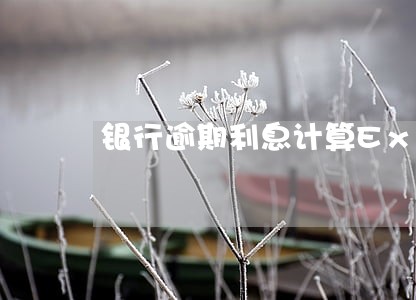 银行逾期利息计算Excel 银行逾期利息计算Excel